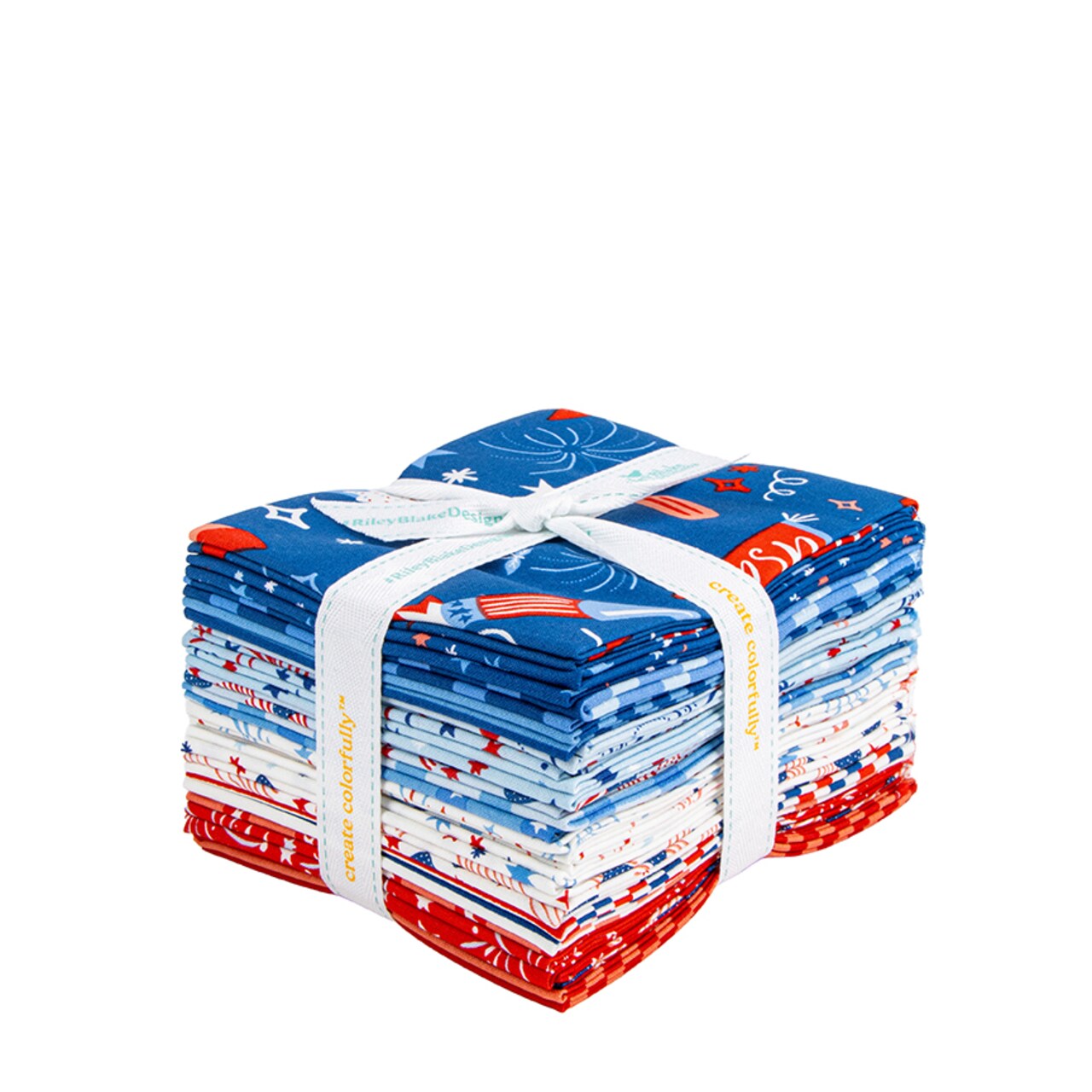 Firecracker Fat Quarter Bundle by My Mind's Eye for Riley Blake (FQ-17200-18)